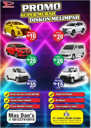 PROMO SUPER MURAH DAIHATSU karyazirangutama 2026